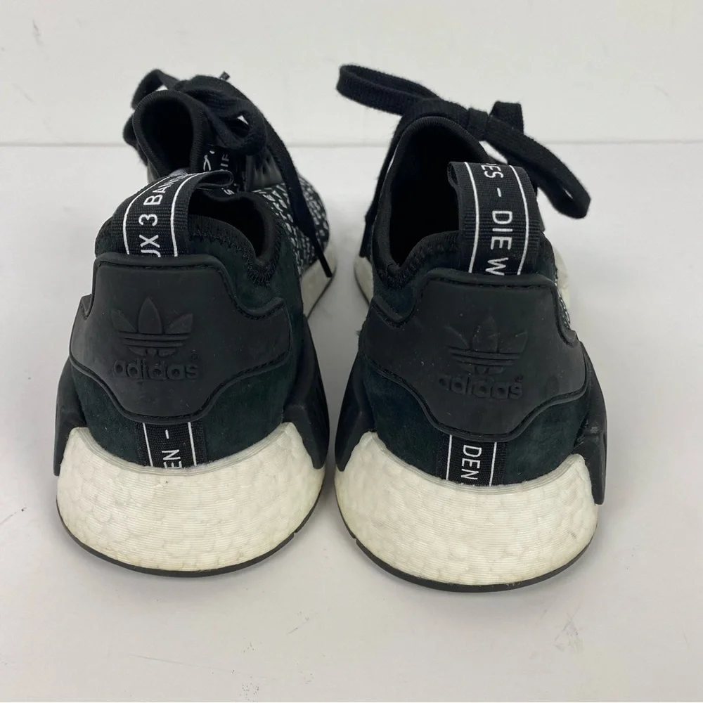 Adidas Ultraboost Black & White Language NMD R1 